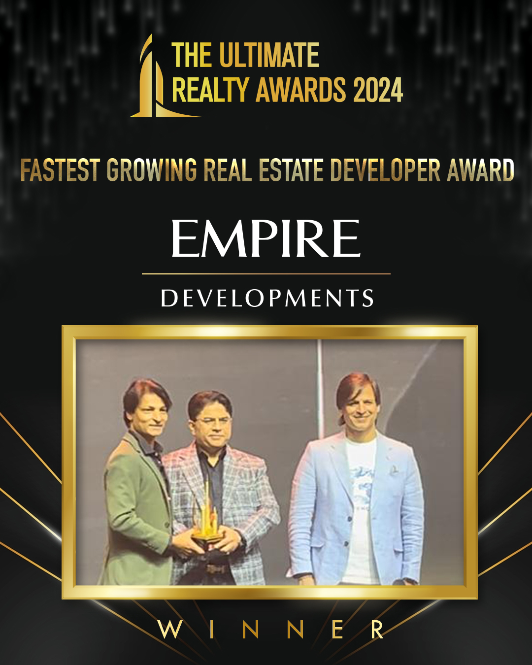 Empire development winner of the ultimate realty awards 2024